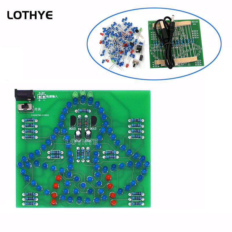 Diy Electronics Project Kit - DC 3-5V LED Licht Schaukel Windspiel