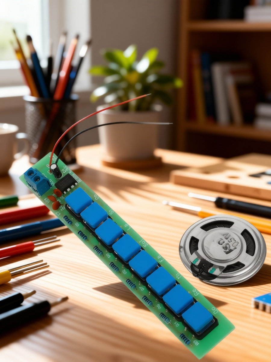 Diy Electronics Learning Kit - NE555 Elektronisches Klavier-Bausatz – 8-Noten-Lötbares Schaltkreis-Set