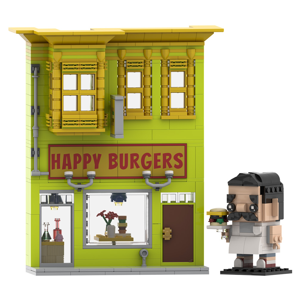Diy Electronics Shop - Gobricks MOC Bobs Burgers Bausteine Modell