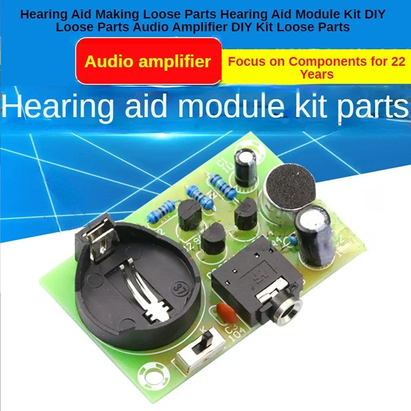Diy Audio Electronics Kit - Hörgeräteherstellung loser Teile Hörgerätemodul-Kit DIY lose