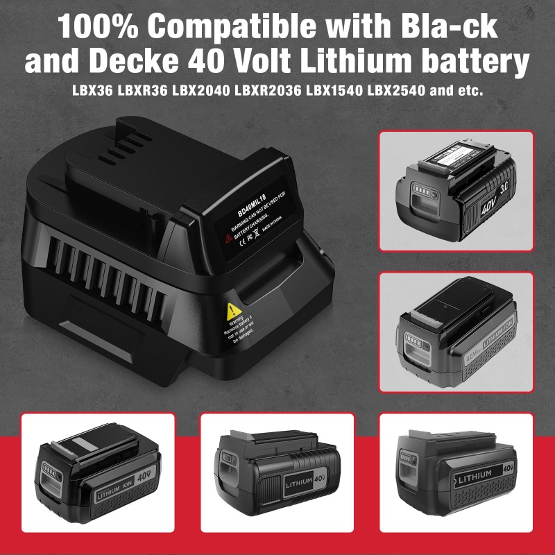 Für Black&Decker 40V Batterien – Black+Decker Tool Cordless Bewertung und Preis