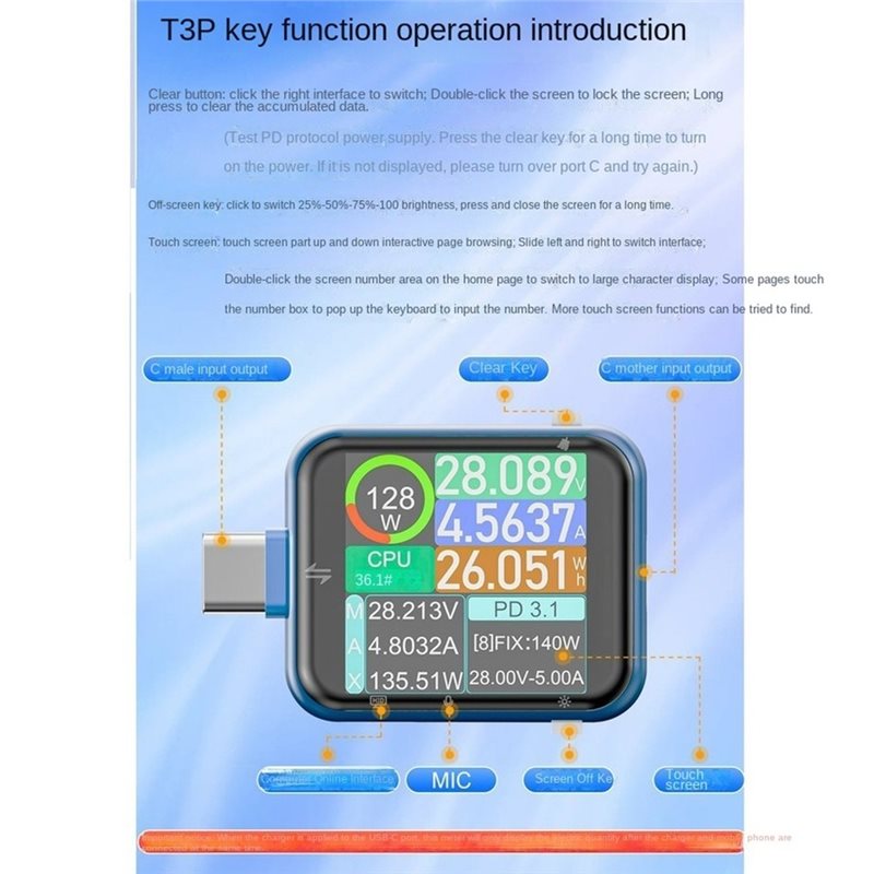 AFOURT-T3P Touch-Control USB-L – Logic Analyzer Usb Bewertung und Preis