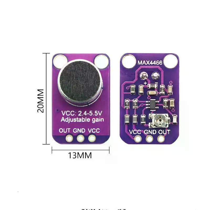 MAX4466 Mikrofon-AGC-Verstärke – Diy Audio Electronics Kit Bewertung und Preis