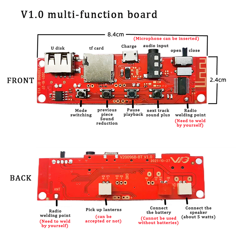 Multifunktion ale Bluetooth-Au – Diy Audio Electronics Kit Bewertung und Preis